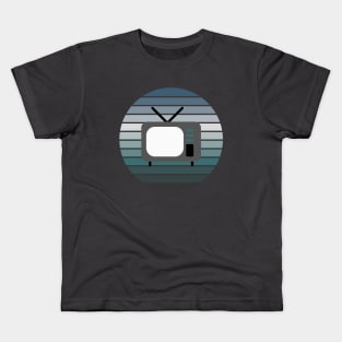 Sunset Retro TV Kids T-Shirt